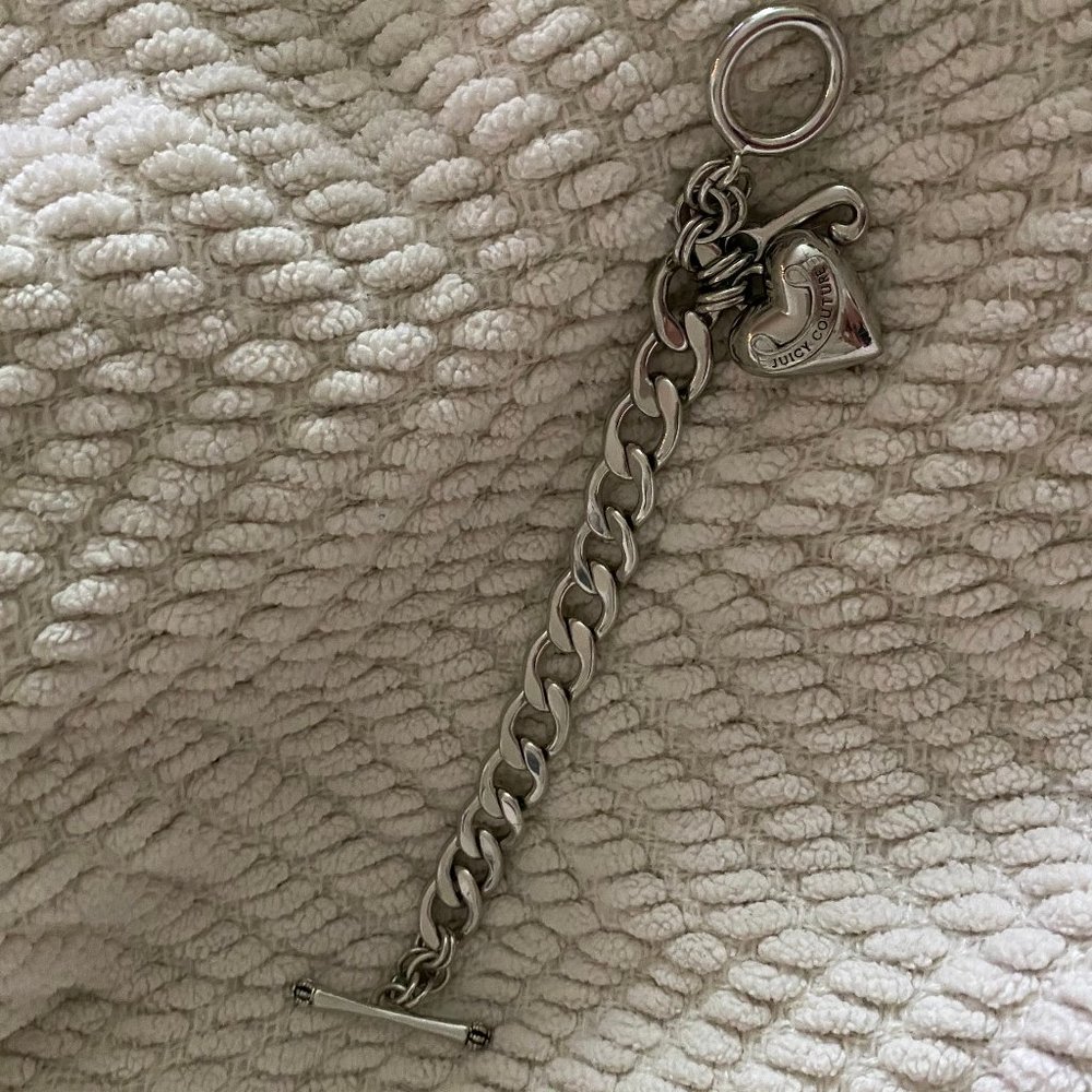 Juicy Couture Silver Charm Bracelet